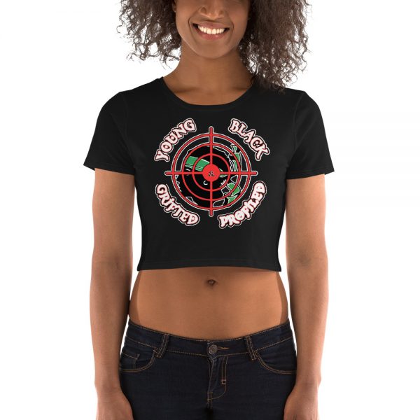 Black & Prifiled, Women’s Crop Tee