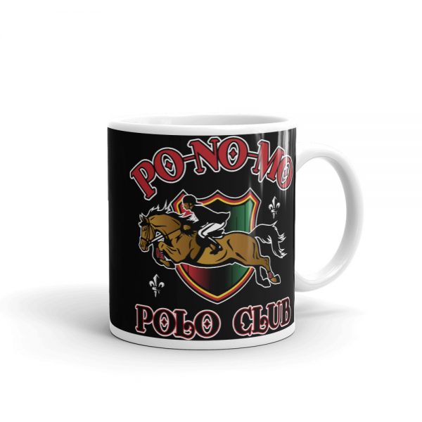 Po-No-Mo, Polo Club, Black Mug