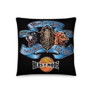 Beast Mode, Basketball, Black Basic Pillow