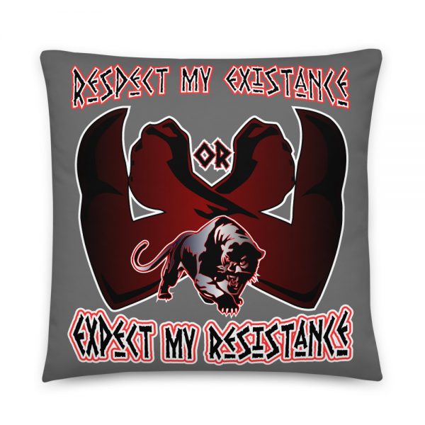 Waconda Resistance, Grey, Basic Pillow