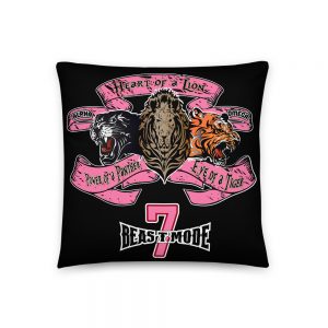 Beast Mode, #7,  Black, Basic Pillow