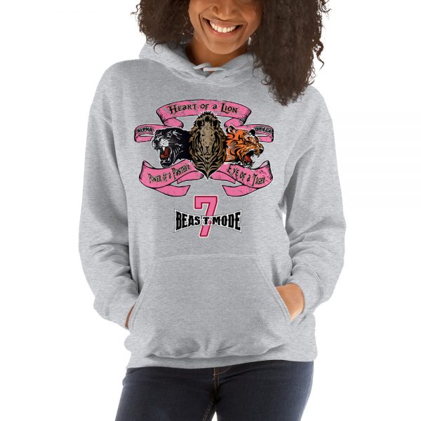 Beast Mode-Pink 7, Unisex Hoodie