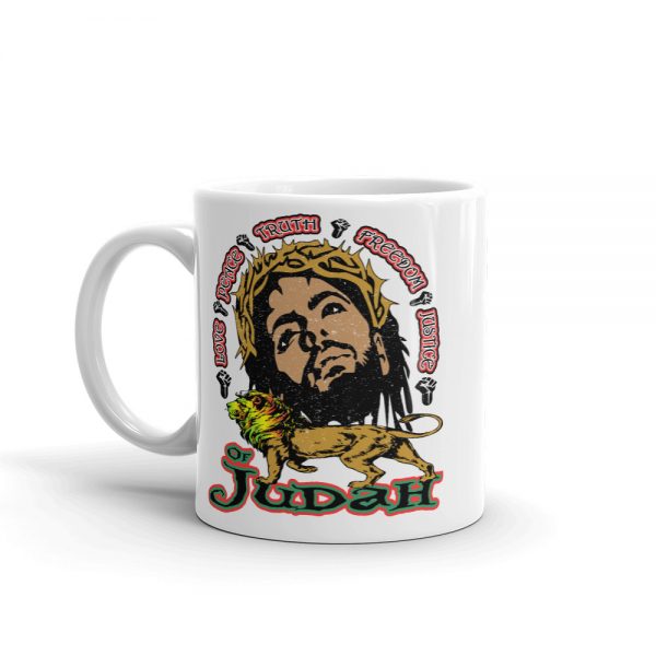 Lion Of Judah, Fist, Mug