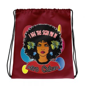 Afro Cuban, I Dig The Skin I’m In, Drawstring Bag