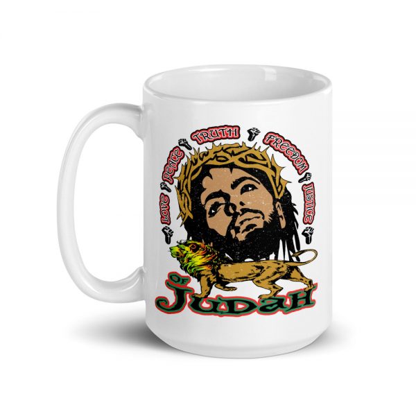 Lion Of Judah, Fist, Mug