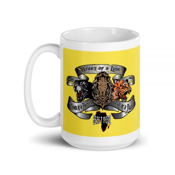 Beast Mode, Africa, Yellow Mug