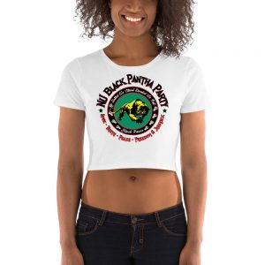 NU Black Pantha, Women’s Crop Tee