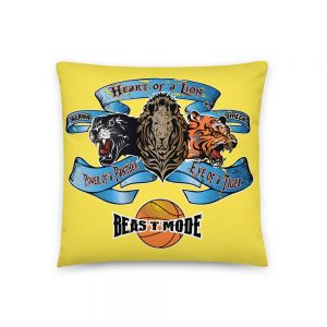 Beast Mode, Basketball  Yellow Basic Pillow