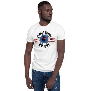 Public Enemy #1, Men’s Short-Sleeve T-Shirt, Stay Woke