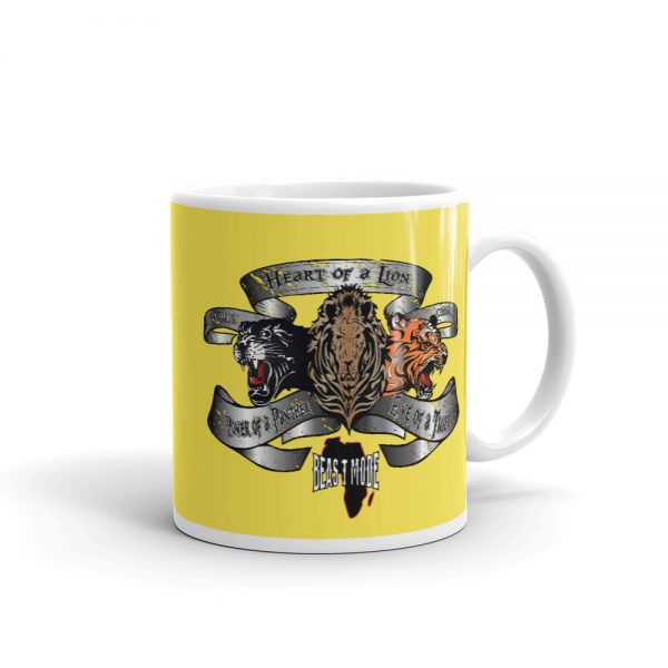 Beast Mode, Africa, Yellow Mug