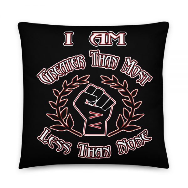 I Am Greater Than-Less Than, Basic Pillow