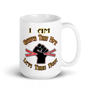 Greater Than, Power Fist, Mug