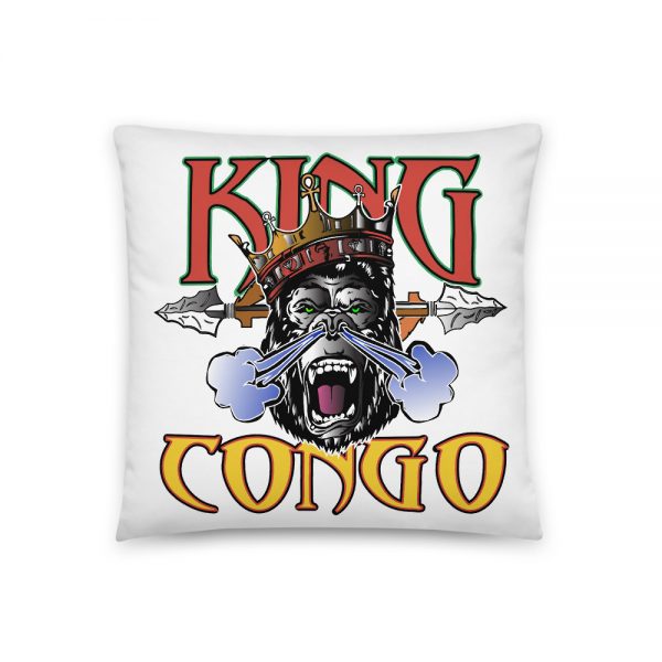 King Congo, White Basic Pillow