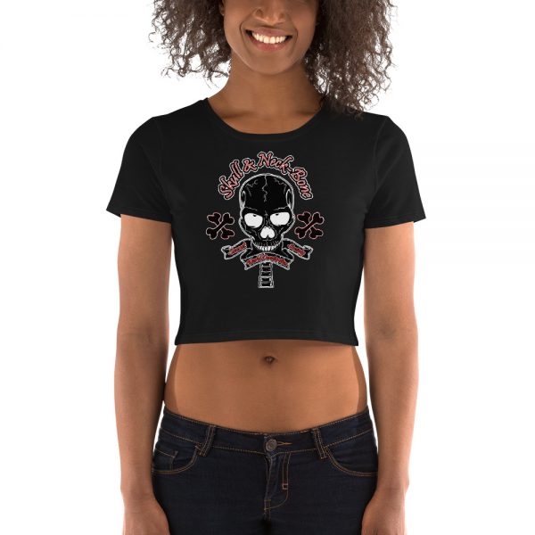 Skull & Neck Bone, Women’s Crop Tee