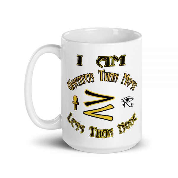 Less Than None, White, Mug