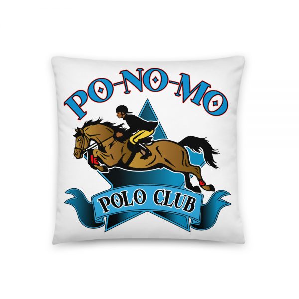 Po-No-Mo, Polo Club, White, Basic Pillow