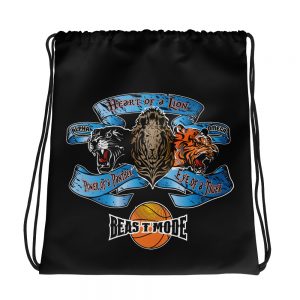 Beast Mode, Basketball, Drawstring Bag