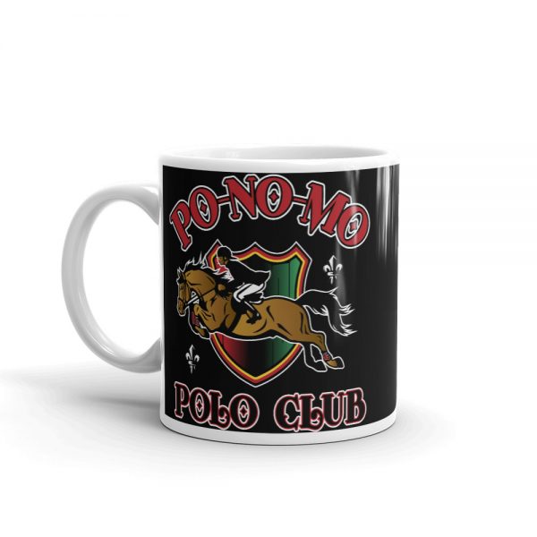 Po-No-Mo, Polo Club, Black Mug