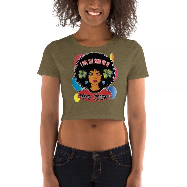 Afro Cuban, Women’s Crop Tee