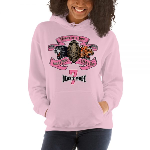 Beast Mode-Pink 7, Unisex Hoodie