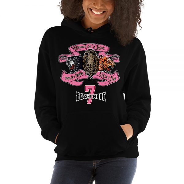 Beast Mode-Pink 7, Unisex Hoodie