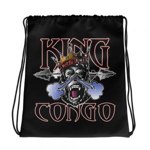 King Congo, Black Drawstring Bag