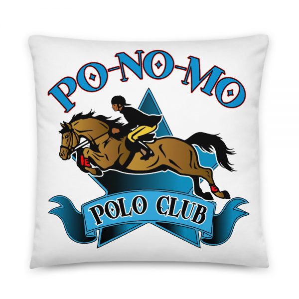 Po-No-Mo, Polo Club, White, Basic Pillow