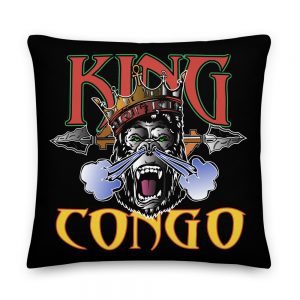 King Congo, Black Premium Pillow