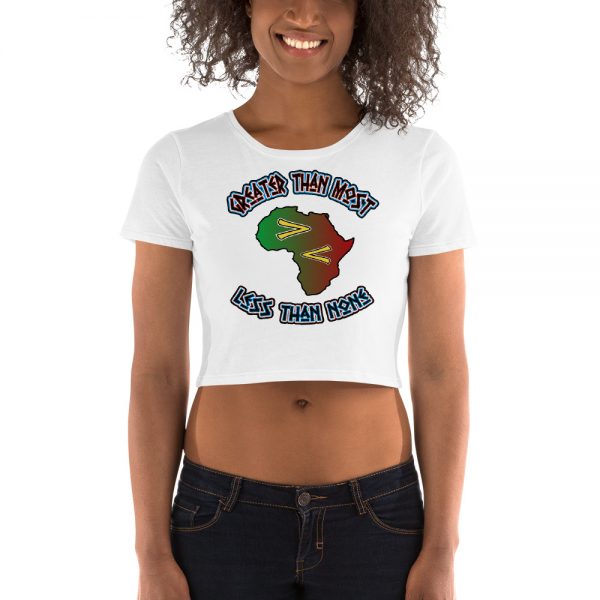 Africa Greater Than Most, Women’s Crop Tee