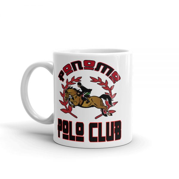 Po-No-Mo Polo Club, White Mug