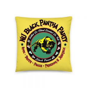 NU Black Pantha Party, Yellow Basic Pillow