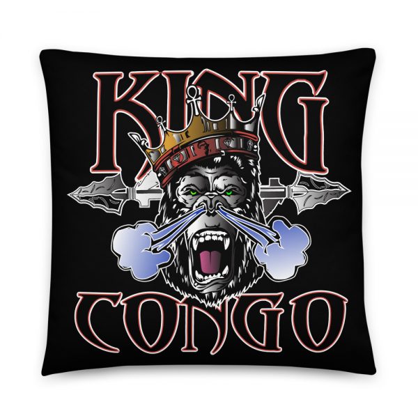 King Congo, Black, Basic Pillow