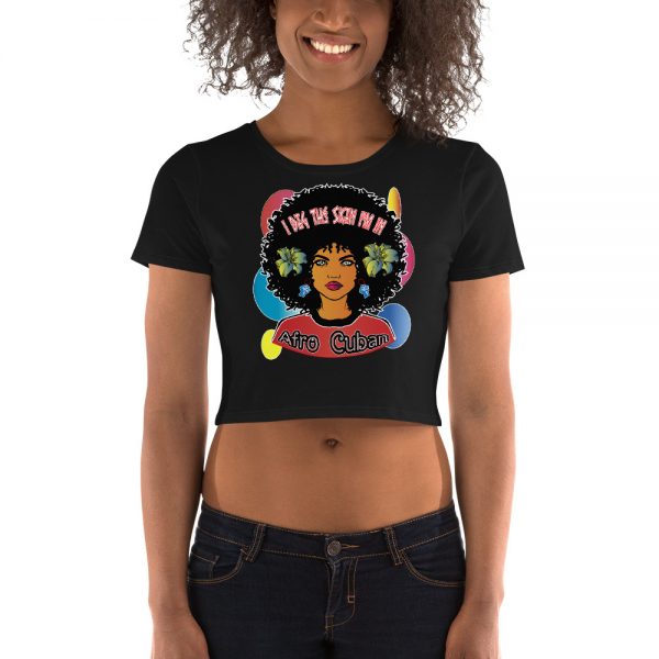 Afro Cuban, Women’s Crop Tee