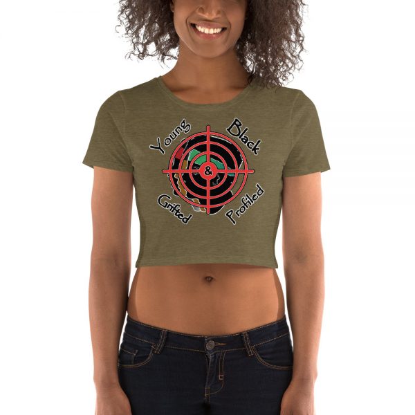 Grifted and Profiled, Women’s Crop Tee