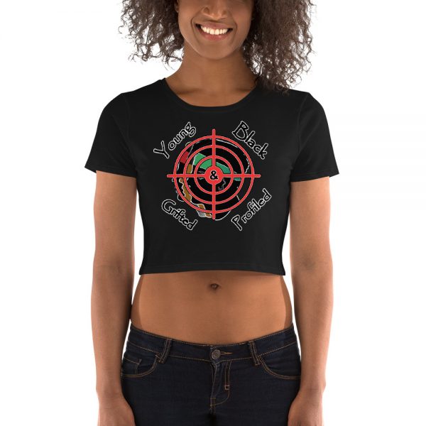 Grifted and Profiled, Women’s Crop Tee