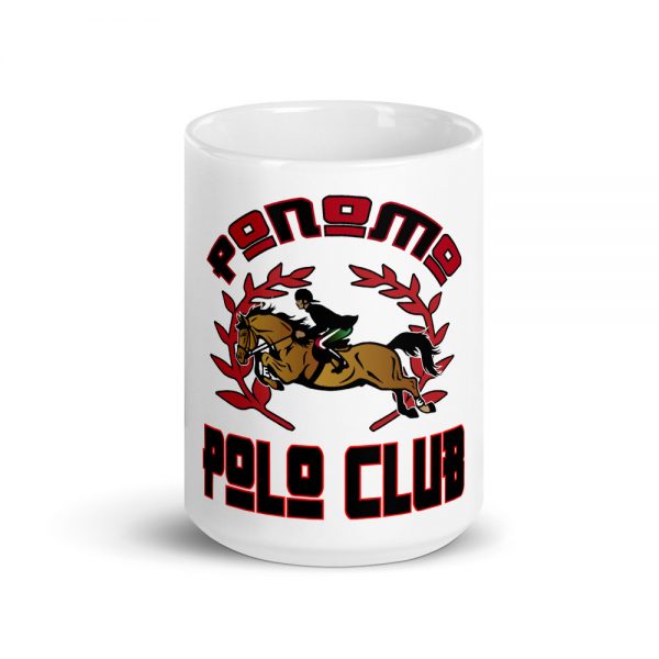 Po-No-Mo Polo Club, White Mug