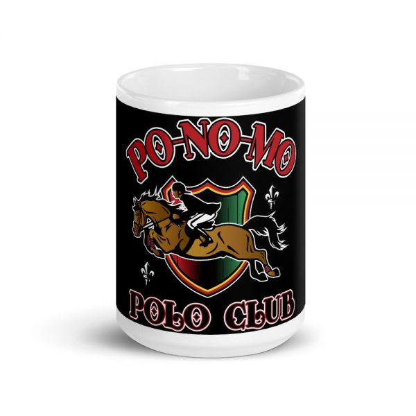 Po-No-Mo, Polo Club, Black Mug