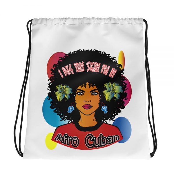 Afro Cuban, I Dig The Skin I’M In, Drawstring Bag