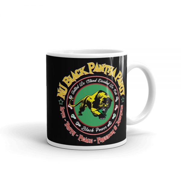 NU Black Pantha Party, Black Mug