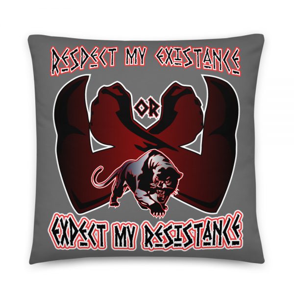 Waconda Resistance, Grey, Basic Pillow