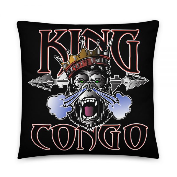 King Congo, Black, Basic Pillow