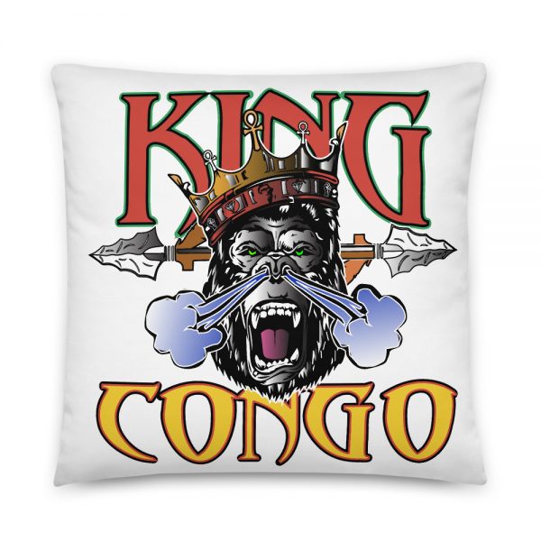 King Congo, White Basic Pillow