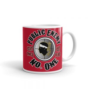 Public Enemy #1, Red, Mug