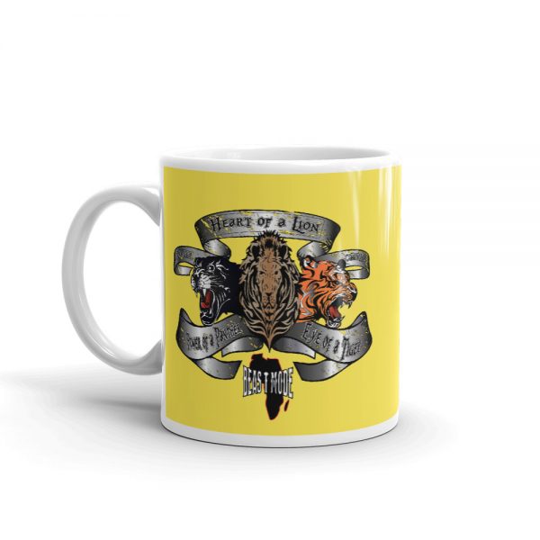 Beast Mode, Africa, Yellow Mug