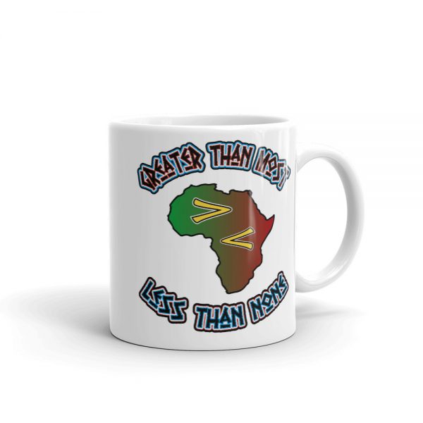 Greater/Less Than, Africa, Mug