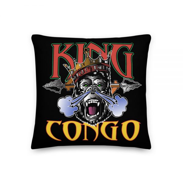 King Congo, Black Premium Pillow