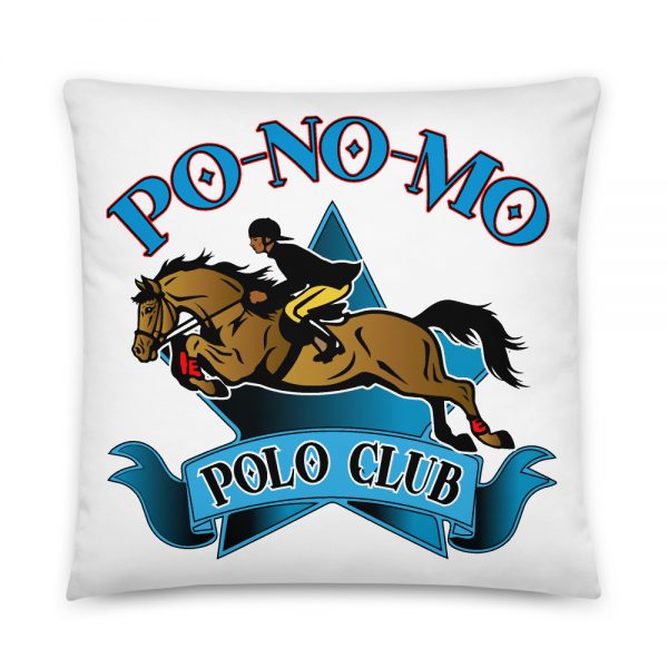 Po-No-Mo, Polo Club, White, Basic Pillow