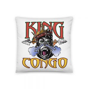 King Congo, White Basic Pillow