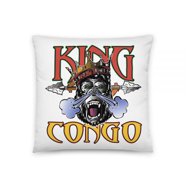 King Congo, White Basic Pillow