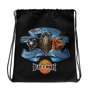 Beast Mode Basketball Drawstring Bag